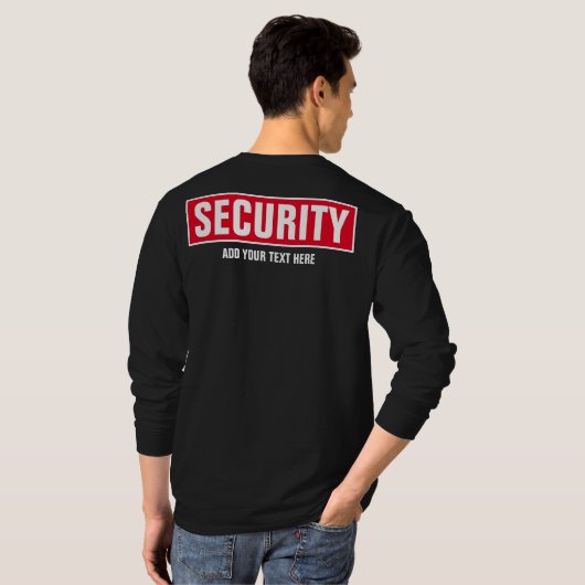 Voor & Achterdruk Aangepaste Sjabloon Mannen Veili T-shirt (Achterkant volledig)