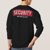 Voor & Achterdruk Aangepaste Sjabloon Mannen Veili T-shirt (Achterkant)