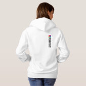 Voor & Achterdruk Vrouwen Moderne Elegante Sjabloo Hoodie (Achterkant volledig)