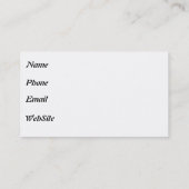 Voor actoren visitekaartje (Achterkant)