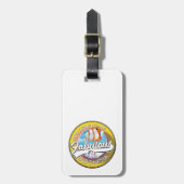 Voor Adventure Fabulous Indonesia logo Bagagelabel (Voorkant verticaal)