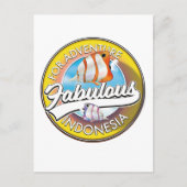 Voor Adventure Fabulous Indonesia logo Briefkaart (Voorkant)