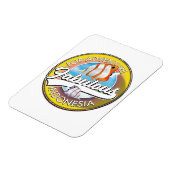 Voor Adventure Fabulous Indonesia logo Magneet (Linkerzijde)