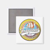 Voor Adventure Fabulous Indonesia logo Magneet (Voorkant / Achterkant)