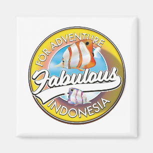 Voor Adventure Fabulous Indonesia logo Magneet