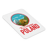 Voor Adventure Poland Travel logo Magneet (Rechterzijde)