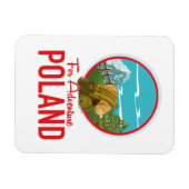 Voor Adventure Poland Travel logo Magneet (Horizontaal)