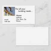 Voor al uw bouwbehoeften... visitekaartje (Voorkant / Achterkant)