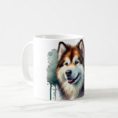 🐾 Voor Alaskan Malamute liefhebbers! 🐾 Koffiemok (Voorkant links)