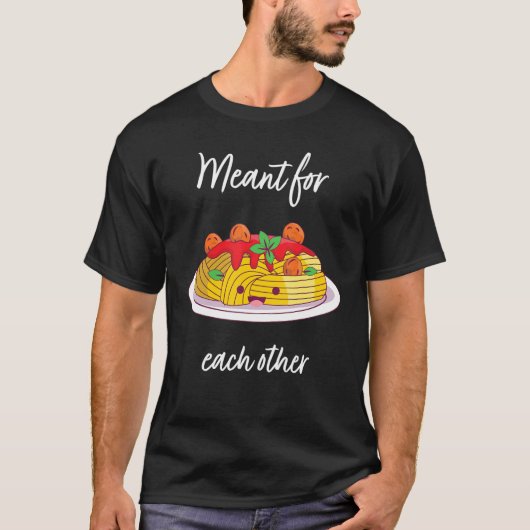 voor alle andere spaghetti- en gehaktballen t-shirt (Voorkant)