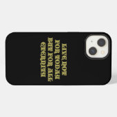 "Voor alle eeuwigheid" iPhone Hoesje (Achterkant horizontaal)