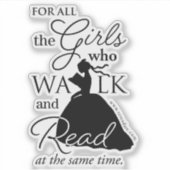 Voor alle meisjes Decal Sticker (Voorkant)