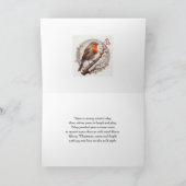Voor alle Robins en Snowman Kerst Feestdagen Kaart (Binnen)