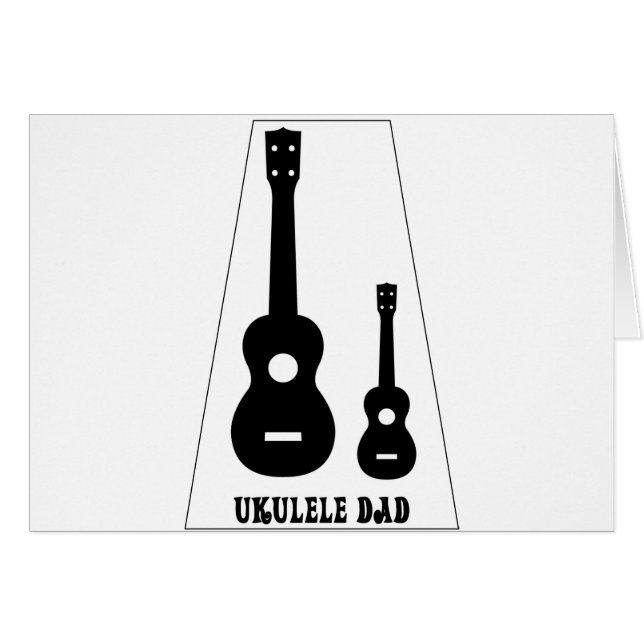 Voor alle Ukulele Dads! (Voorkant Horizontaal)