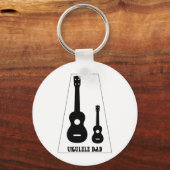Voor alle Ukulele Dads! Sleutelhanger (Voorkant)
