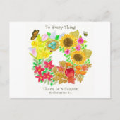 Voor alles is er een seizoen Briefkaart (Voorkant)