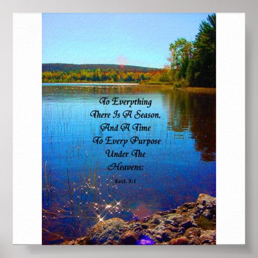 Voor alles is er een seizoen poster (Voorkant)