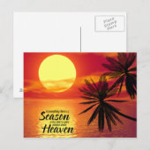 Voor alles is er een seizoen (Prediker 3:1) Briefkaart (Voorkant / Achterkant)