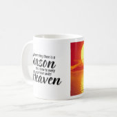 Voor alles is er een seizoen (Prediker 3:1) Koffiemok (Voorkant links)