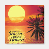 Voor alles is er een seizoen (Prediker 3:1) Magneet (Voorkant)