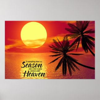 Voor alles is er een seizoen (Prediker 3:1) Poster