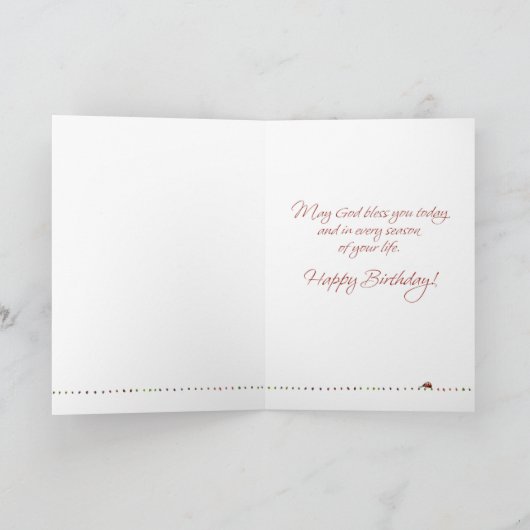 Voor alles is er een seizoen/verjaardag kaart (Binnen)