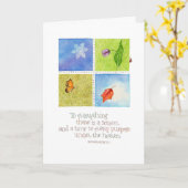 Voor alles is er een seizoen/verjaardag kaart (Gele Bloem)