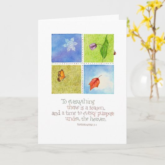 Voor alles is er een seizoen/verjaardag kaart (Gele Bloem)