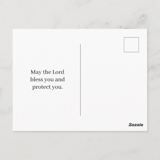 Voor alles is er een tijd, Prediker 3:1-8 Briefkaart (Achterkant)