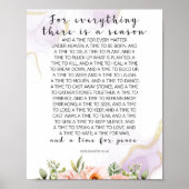 Voor alles wat er is, ecclesiastes 3:1-8 poster (Voorkant)