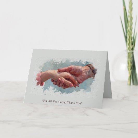 Voor alles wat je draagt, dank je wel - Caregiver  Kaart (Voorkant)