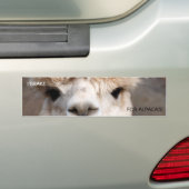 VOOR ALPACAS BRAKE. BUMPERSTICKER (Op auto)