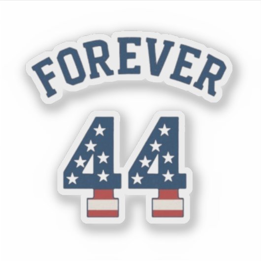 Voor altijd 44 sticker (Voorkant)