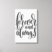 Voor altijd & altijd canvas (Voorkant)