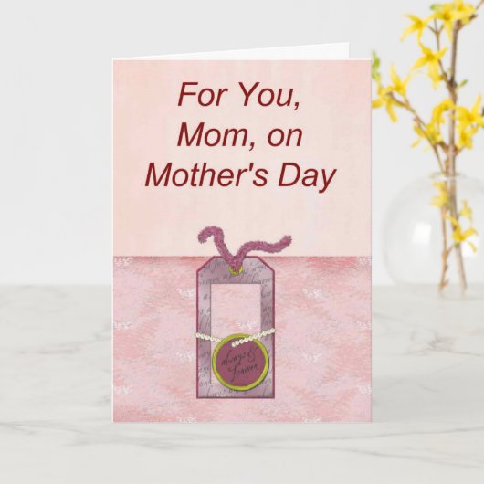 Voor altijd altijd de Kaart van het Moederdag (Gele Bloem)