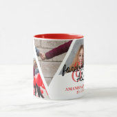 Voor altijd & altijd Multi Photo Collage Jubileum Mok (Midden)