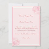 Voor altijd & altijd Roos Schrift bruiloft Kaart (Achterkant)