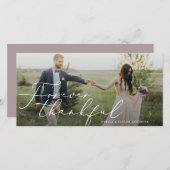 Voor altijd bedankt bruiloft (Voorkant / Achterkant)