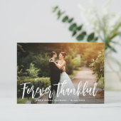 Voor altijd bedankt rustige manuscriptbruiloft dan (Staand voorkant)