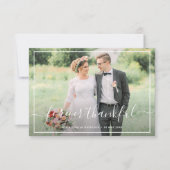 voor altijd bedankt voor je trouwfoto bedankt (Voorkant)