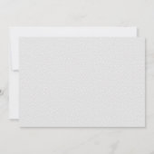 Voor altijd begint fotoaankondiging bewaar de datu kaart (Achterkant)