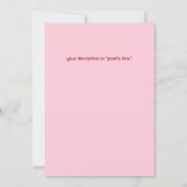 Voor altijd begint hier kaart (Achterkant)