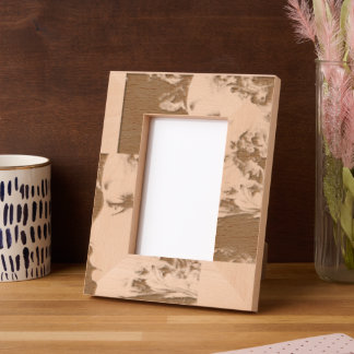 "Voor altijd begint hier | Trouwfoto Lijst" Gegraveerde Lijstjes