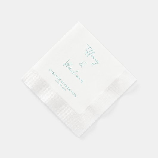 Voor altijd begint nu servetten (Hoek)