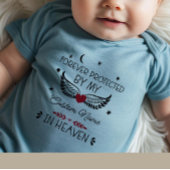 Voor altijd beschermd door mijn aangepaste naam in romper