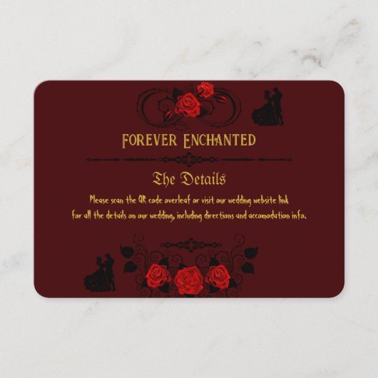 Voor altijd betoverd informatiekaartje (Voorkant)