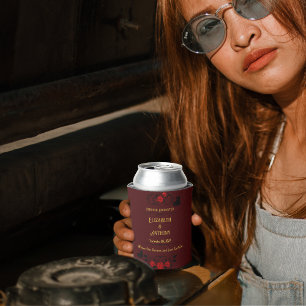 Voor altijd betoverde bruiloft blikjeskoeler