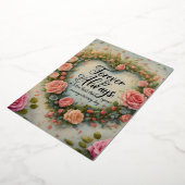 Voor altijd bruiloft Jubileum Folie Uitnodiging (Gedraaid)