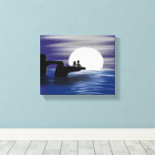 "Voor altijd" Canvas Afdruk (Insitu (Houten vloer))