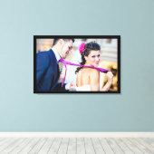 Voor altijd! canvas afdruk (Insitu (Houten vloer))